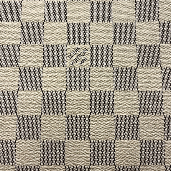 100% Authentic Louis Vuitton Damier Azur Neverfull MM w/ Rose Ballerine NWT - Picture 6 of 16